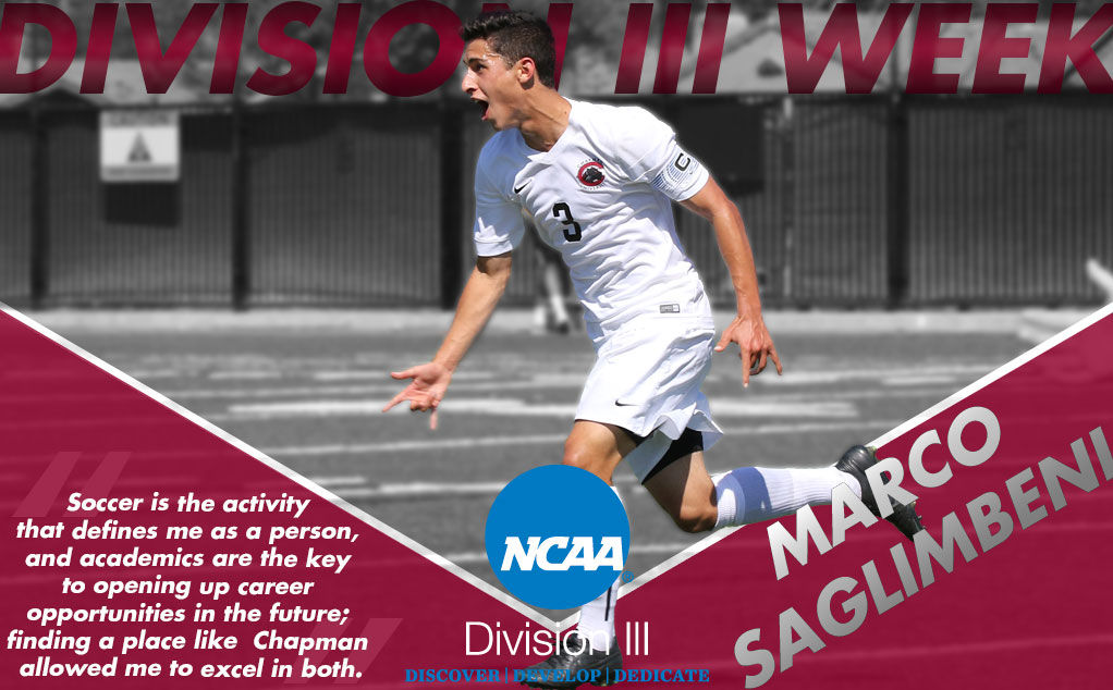 #D3week featured student-athlete: Marco Saglimbeni, soccer