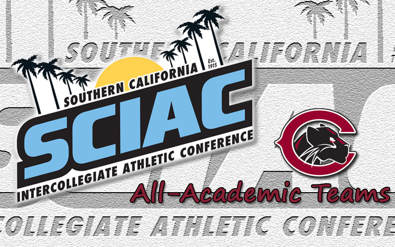 Chapman athletes recognized on SCIAC All-Academic teams