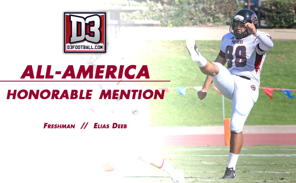 Deeb recognized as All-American punter
