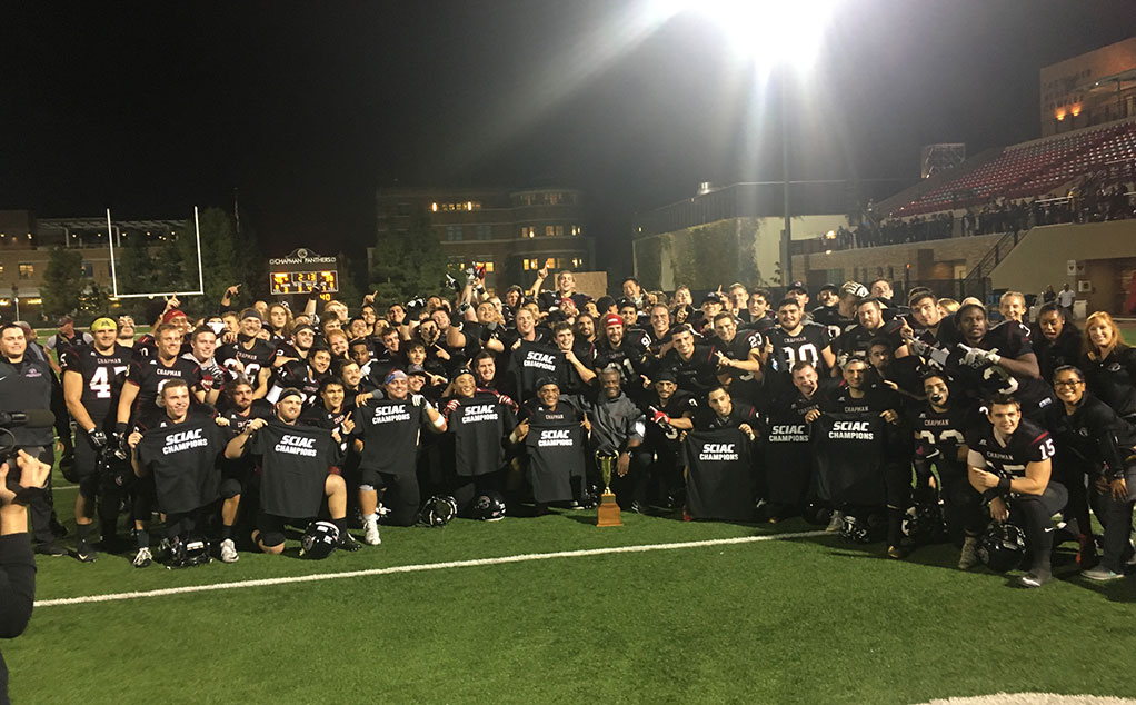 Football clinches SCIAC title with shootout victory over Cal Lutheran