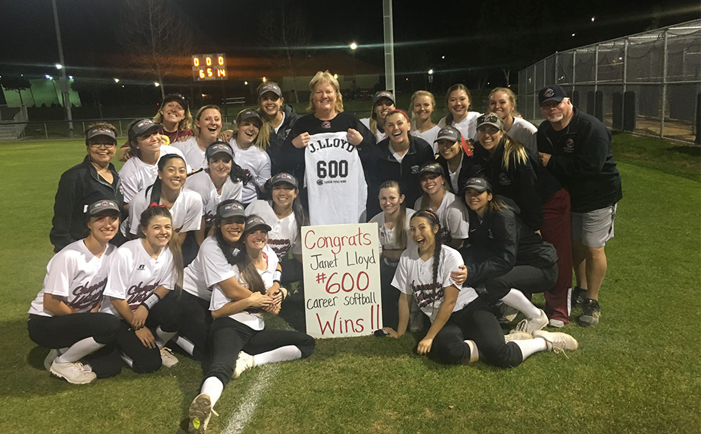 Lloyd gets 600th win with run-rule of Redlands