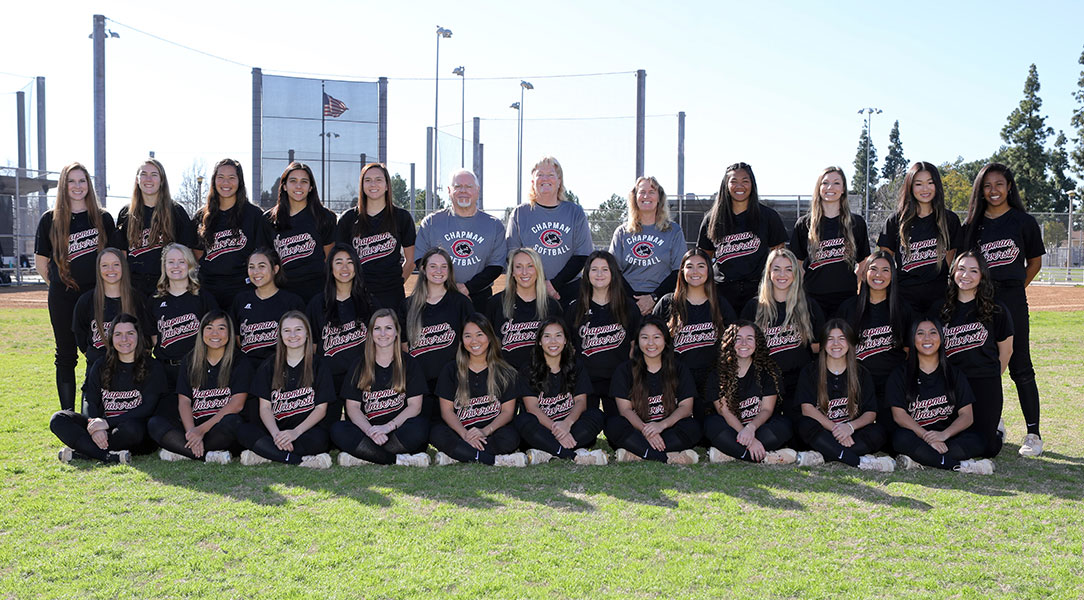 The Chapman University 2018-19 softball team.