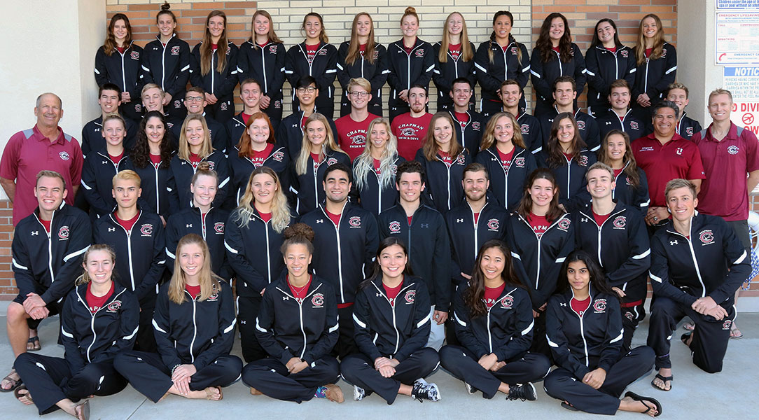 Swimming & diving team photo