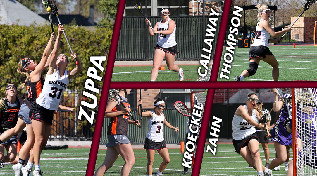 Five Panthers pictured for All-SCIAC honors.