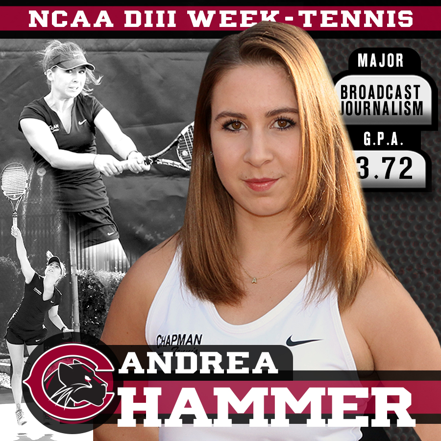 D3 Week Student-Athlete Profile: Andrea Hammer, Tennis