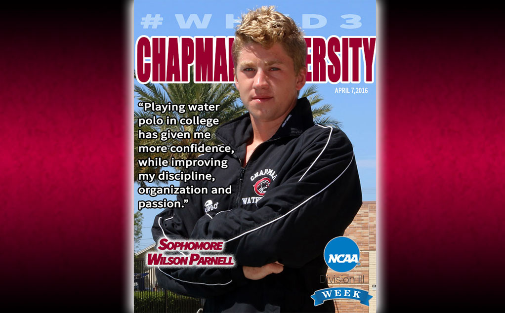 #D3week featured student-athlete: Wilson Parnell, men's water polo