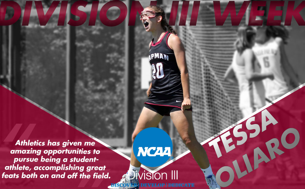 #D3week featured student-athlete: Tessa Oliaro, women's lacrosse