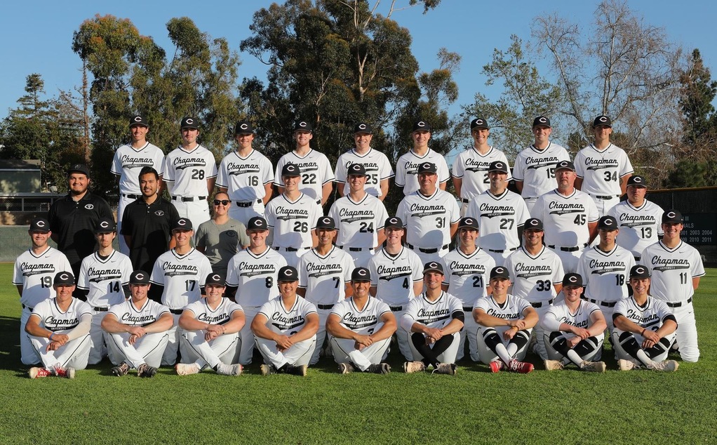 The 2020 Chapman baseball team.