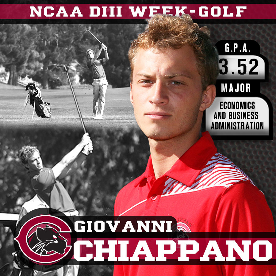 D3 Week Student-Athlete Profile: Giovanni Chiappano, Golf