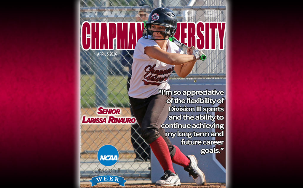 #D3week featured student-athlete: Larissa Rinauro, softball
