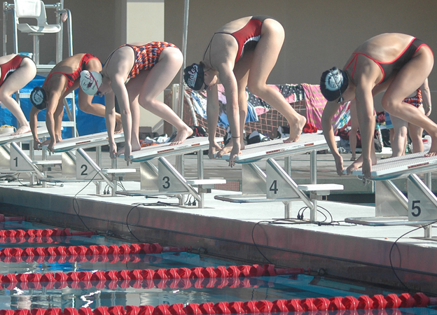 PCSC Championships get underway for women's swimming