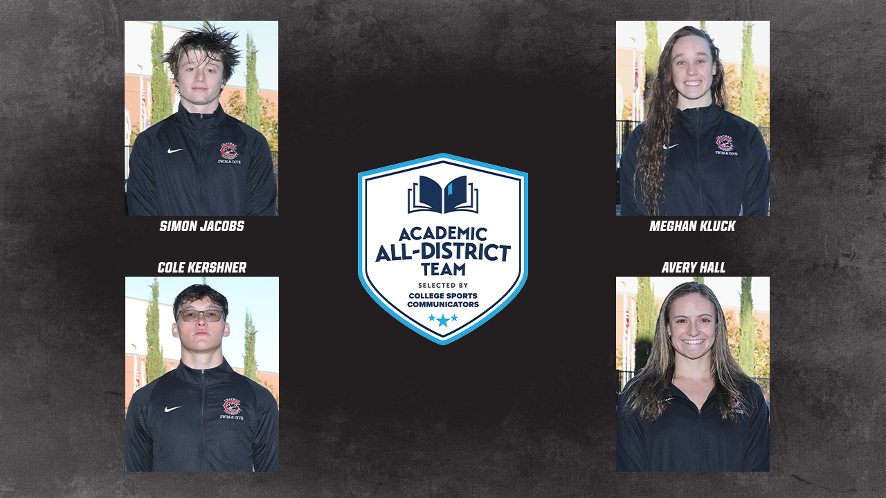 Academic All-District Swimmers