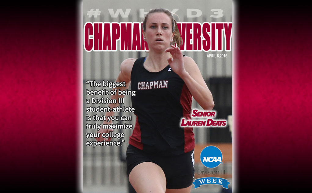 #D3week featured student-athlete: Lauren Deats, track & field