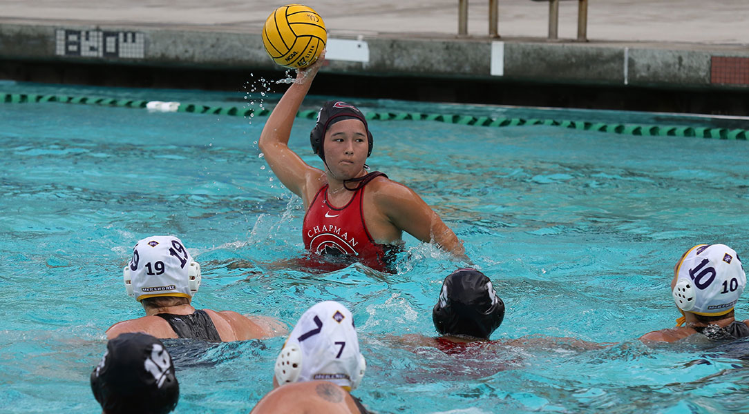 Audrey Hattori shoots at the goal.
