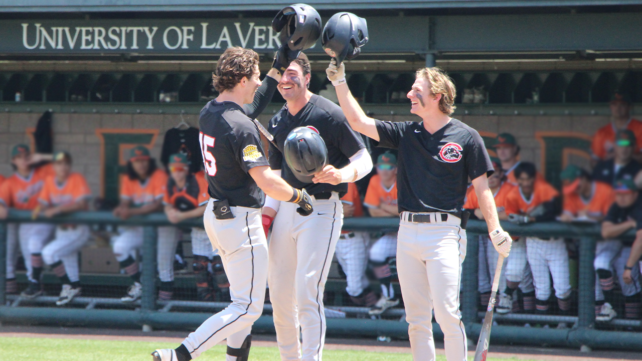 Baseball pummels Leopards, advances to SCIAC championship
